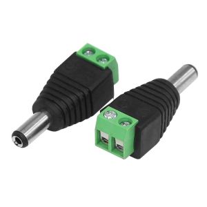 Штекер питания 2.1х5.5 с клеммной колодкой «PROconnect»