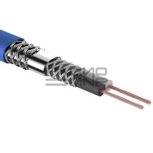 Кабель микрофонный 2*0,25мм D=6,8мм, 100м синий «Rexant»