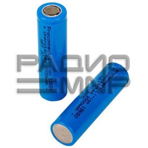 Аккумулятор 18650 Li-on 2000mAh, 3,7V «Proconnect»