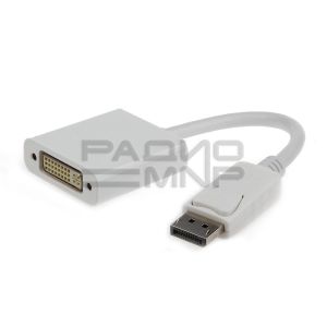 Переходник шт. DisplayPort - гн. DVI кабель 20см «Cablexpert»