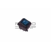 Переключатель клавишный с подсветкой и влагозащитой KCD4-130/4PN FS on-off 4 контакта 15A, 250В (синий)