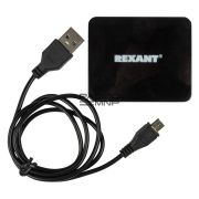 Делитель HDMI 1гн. вход - 2гн. выход (пластиковый корпус) «Rexant»