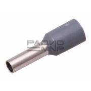 Наконечник штыревой втулочный изолированный серый F-18мм 4мм.кв. (НШВи 4.0-18) «Rexant»