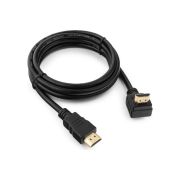 Шнур шт.HDMI - шт.HDMI угловой v1.4, 1,8м, черный, пакет «Cablexpert»