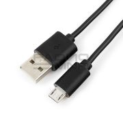 USB кабель для зарядки micro USB «Cablexpert» (чёрный, пакет) 1.8м