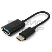 Шнур USB OTG (шт. Type-C - гн. USB А) 20см «Cablexpert»