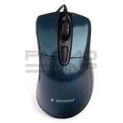 Мышь компьютерная «Gembird» MOP-415-B, USB, 3кн.+колесо кнопка, 2400DPI, кабель 1,4м (синий)