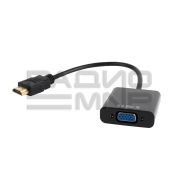 Переходник шт. HDMI - гн. VGA + гн.3,5мм, шнур шт.3,5мм-шт.3,5мм в комплекте «Cablexpert»
