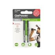 Аккумулятор 18650 Li-on 2500mAh, 3,6V с защитой, с высоким контактом «GoPower»