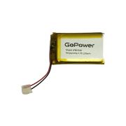 Аккумулятор Li-Pol LP803048 PK1 3.7V 1200mAh (толщ.8,0мм, шир.30мм, дл.48мм) «GoPower»
