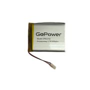 Аккумулятор Li-Pol LP954760 PK1 3.7V 3000mAh (толщ.9,5мм, шир.47мм, дл.60мм) «GoPower»
