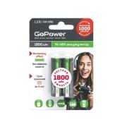 Аккумулятор AA 1.2V, 1800 mAh Ni-Mh «GoPower» BL-2