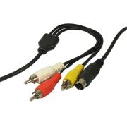 Шнур MiniDin 10pin - 3RCA 1,5м (для AmiNet 110 Stream TV)