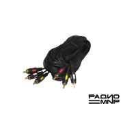 Шнур 3RCAшт. - шт.3RCA10 м Gold «Арбаком»
