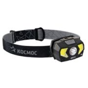 Фонарь налобный  1 яркий светодиод 5Вт XPE+COB Zoom 3xAAA HuntHelper «Космос»