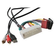 Шнур для автомагнитолы (Aux+USB) Hyndai iX-35, Solaris 2016+, Starex 2017+, i-25, Verna, Elantra 2016+, KIA Sportage 2016+, Rio 2016+ -iso