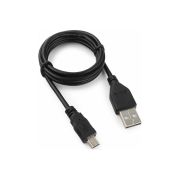 Шнур USB (A)шт. -  5 pin mini USBшт. 1,0м, черный «Гарнизон»