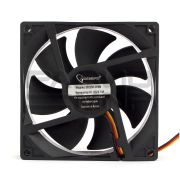 Вентилятор 12V  92х92х25мм 3pin/4pin Molex, провод 30 см «Gembird»