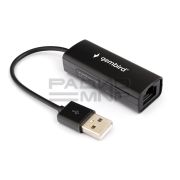 Сетевой адаптер Ethernet шт.USB (A) 2.0 => гн. 8P8C(RJ-45) «Gembird»
