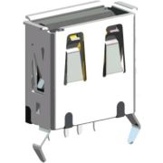 Гнездо на плату USB-A-1JS