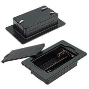 Батарейный отсек для внутренней установки 2шт.х АА закрытый, 75*44*18мм, чёрный