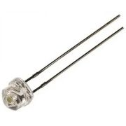 Светодиод  5мм, 3V Белый холодный, прозрачный 5RWWC 30000mcd 3,4v 15d