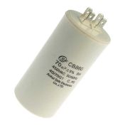Конденсатор CBB60 70mkF-450V ±5% 50Hz, 50x100мм, две клеммы 6,3мм (SAIFU)