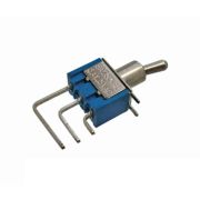 Тумблер MTS-102-C4 угловой, on-on, 3 контакта, 3A, 250V