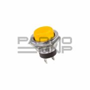 Кнопка без фиксации круглая RWD-306 (DS-212) off-(on), 2 контакта, 1A, 250V (жёлтый)