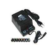 Блок питания трансформаторный универсальный 3-12V, 1500mA EAD1500AS/S (стабилизированный) «Eleca»