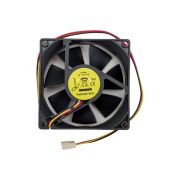 Вентилятор 12V  80x80x25мм, подшипник, 3 pin, 3100об/мин, провод 30см «Gembird»