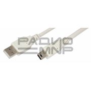 Шнур USB (A)шт. -  5 pin mini USBшт. 3,0м «Rexant»