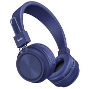 Наушники беспроводные с микрофоном, Bluetooth V5.0, W25, синий «Hoco»