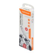 USB кабель для зарядки micro USB 1м, 2,4A, силикон, белый GP07M «GoPower»