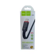 USB кабель шт.USB (A) - шт.Lightning 2,0м, 2,4А нейлон, черный X59 «Hoco»