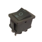 Переключатель с фиксацией KCD2-202/6P D2.8 on-off -on, 6 контактов, 6А, 250В (серый)