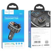 MP3 FM модулятор Hoco E62 (AUX, 2USB/1Type-C, QC3.0,PD20W, Bluetooth v 5.0)