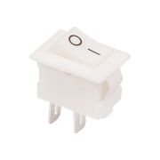 Переключатель RWB-101 (KCD1-101/2P) on-off 2 контакта 3А, 250В, белый Rexant