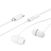Гарнитура  BoroFone BM77, 1,2м, шт. Type-C, белый