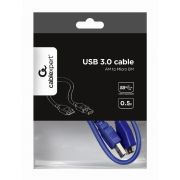 Шнур USB (A)шт. -  5 pin micro USB (B) шт. 0,5м USB 3.0 «Cablexpert»