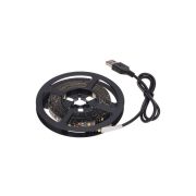 Лента LED  с USB коннектором 5В, 8мм, IP20, SMD2835, 60 LED/1м, 4,8Вт/м, 2700K (белый тёплый) 3м «Lamper»
