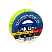Изолента «Safeline» 19/20 (жёлто-зелёный)