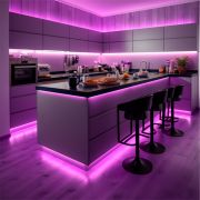 Комплект светодиодной ленты 5 м с блоком питания и RGB контроллером IP65, свечение RGB LAMPER