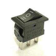 Переключатель KCD1-101/3P D on-off -on 3 контакта 3А, 250В (чёрный)