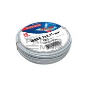 Кабель силовой ШВВП 2*0,75кв. мм., бухта 10метров ГОСТ 7399-97 Rexant