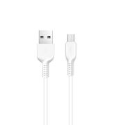 USB кабель для зарядки micro USB «Hoco» X20 1м, 2.4A, белый