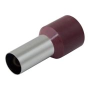 Наконечник штыревой втулочный изолированный F-16мм 35мм2 (НШВи 35-16)  красный Rexant