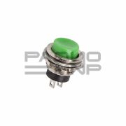 Кнопка без фиксации круглая RWD-306 (DS-212) off-(on), 2 контакта, 1A, 250V (зелёный)