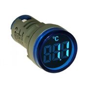 Цифровой LED термометр DMS-244 (AD16-22TM B), подсветка синяя