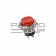 Кнопка без фиксации круглая RWD-306 (DS-212) off-(on), 2 контакта, 1A, 250V (красный)